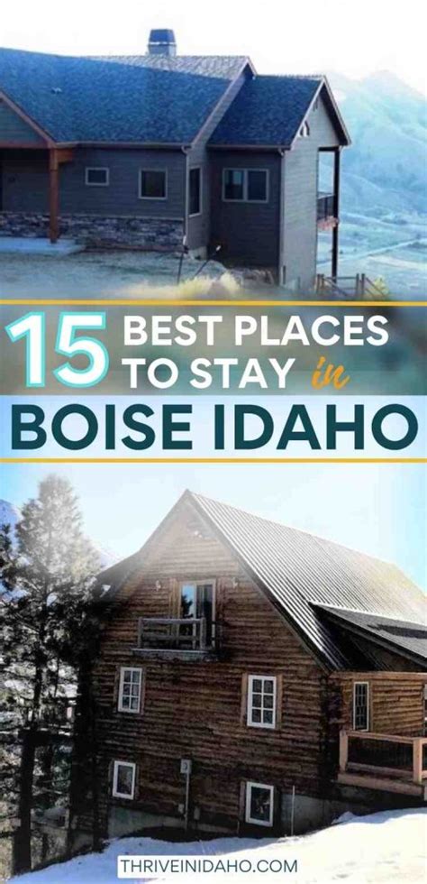 15 Best Places To Stay in Boise Idaho - Thrive In Idaho