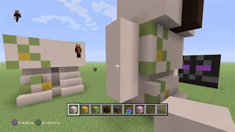 Minecraft: PlayStation®4 iron golem pixel art tutorial - YouTube