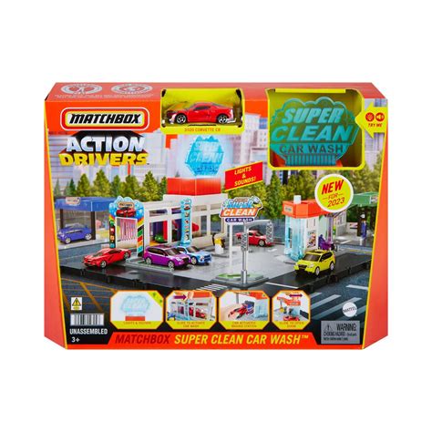 Matchbox Action Drivers Super Clean Car Wash Playset | lupon.gov.ph