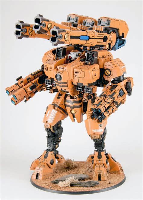 My Tau KX 139 Ta'unar Supremacy Armour, with Tri-axis Ion Cannon, and ...