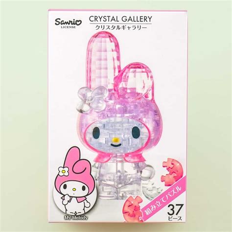 My Melody Flower 3D Puzzle Figure | Crystal gallery, 3d puzzles, Melody