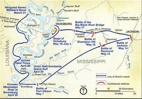 Vicksburg map 4th of July - One Man's World