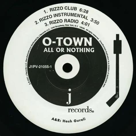 O-Town All or nothing (Vinyl Records, LP, CD) on CDandLP