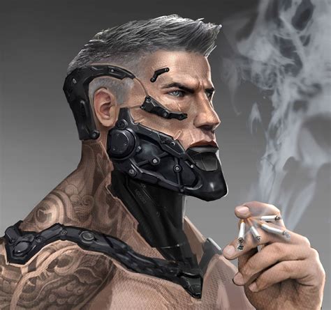 ArtStation - Cyberpunk Characters , Raymond Chen | Cyberpunk character, Cyberpunk aesthetic ...