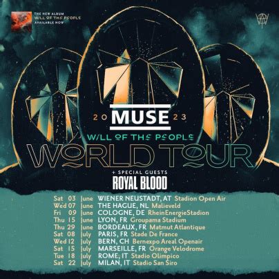 Muse live in July 2023 at the Stade de France, ticketing service opens ...