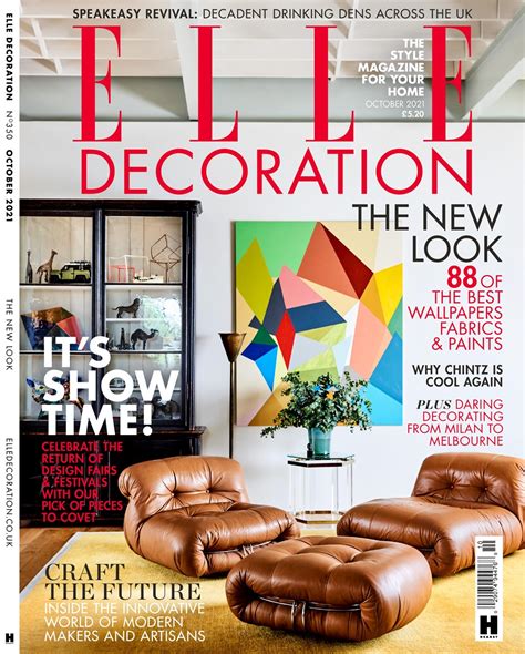 Elle Decoration Magazine - Oct 2021 Subscriptions | Pocketmags