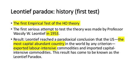 👍 The leontief paradox. Leontief Paradox financial definition of ...