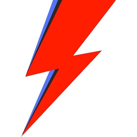 Bowie lightening bolt in neon colours on a t shirt | David bowie tattoo ...