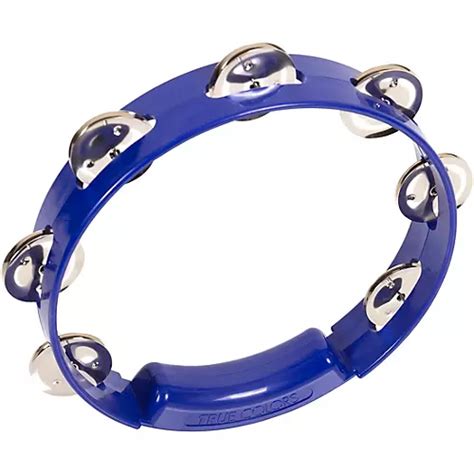 RhythmTech True Colors Tambourine Cobalt Blue 8 in. | Musician's Friend