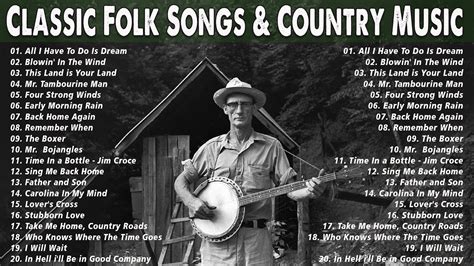 Folk & Country Songs Collection - Classic Folk Songs 60's 70's 80's Playlist - YouTube Music