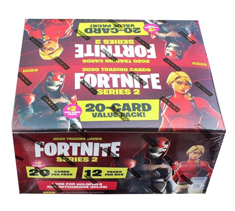 Fortnite Series 2 Trading Cards Jumbo Value 12-Pack Box (2020 Panini ...