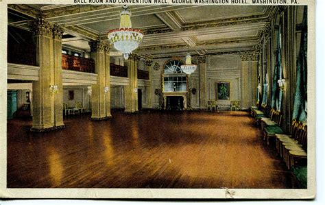 George Washington Hotel - Washington, Pennsylvania -- Ballroom and Convention Hall: splendid ...