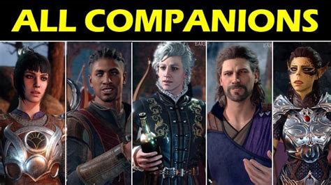 Most well written companions? (never played EA) : r/BaldursGate3