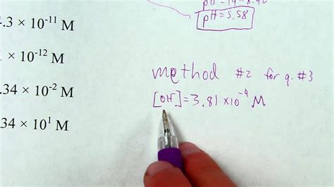 How To Calculate Hydroxide Ion Concentration From Molarity : As the poh increases, the ...