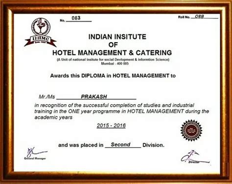 Hotel Management Courses In Mumbai - Popular courses are diploma, bsc ...