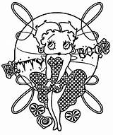 Betty Boop Coloring Coloring Pages sketch template