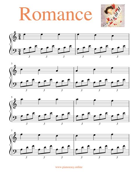 Romance Sheet music for Piano (Solo) | Musescore.com