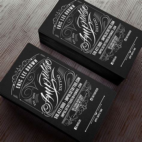 Impulse Tattoo Business Card Design - Jewelz Design Studio