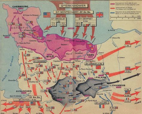 Débarquement en Normandie | D day map, Wwii maps, D day 1944