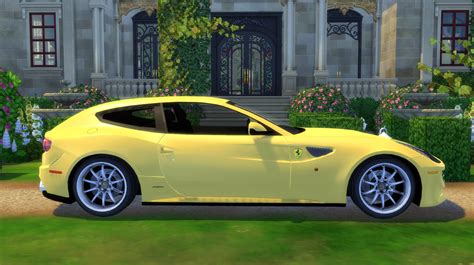 Modern Crafter CC : The Sims 4 - 2012 Ferrari FF S ~ Polycount: 36012...