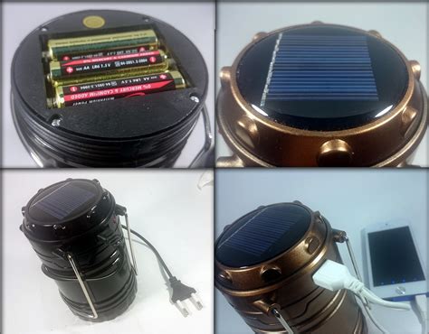 Solar Camping LED Lamps 2 in 1 dengan Powerbank - Serambi Informasi