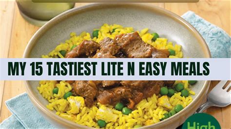 TOP 15 TASTIEST LITE N EASY MEALS YOU CAN CHOOSE FROM. - YouTube