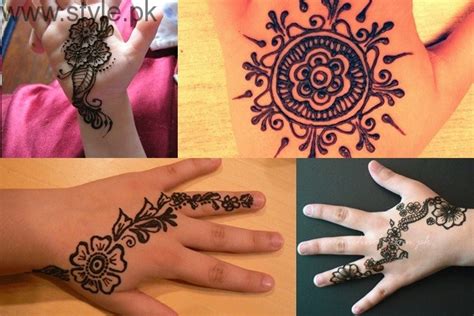 Eid Special: Latest Mehndi Designs 2016 for Kids