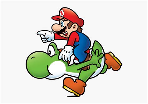 Mario Riding On Yoshi, HD Png Download , Transparent Png Image - PNGitem