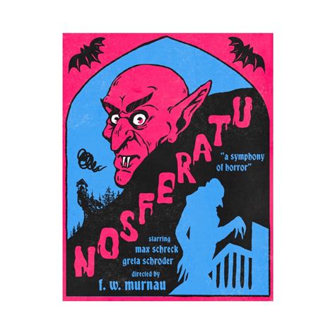 Nosferatu Neon Movie Poster - Etsy