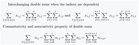 How do you use summation(∑) in LaTeX? | Sigma symbol