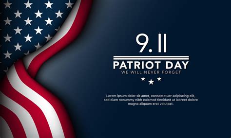 Patriot Day Background Design. 10620327 Vector Art at Vecteezy