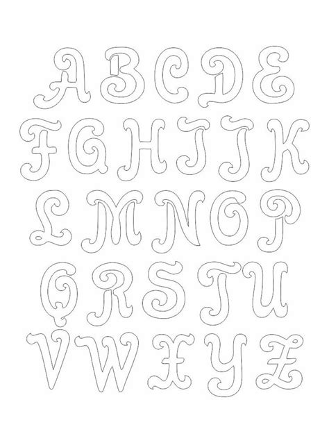 Free Printable Alphabet Stencils Templates