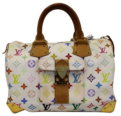 LOUIS VUITTON Monogram Multicolor Speedy 30 Satchel Bag - 30% Off