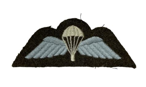 WWII British Parachute Wings… embroidered on wool felt. – 661944.com