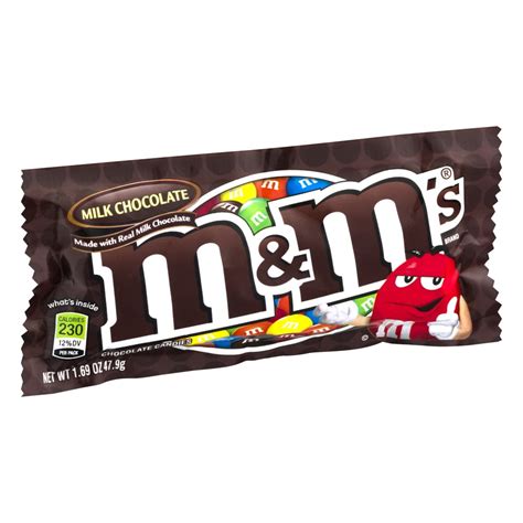 M&M's, Milk Chocolate Candies, 1.69 Oz - Walmart.com