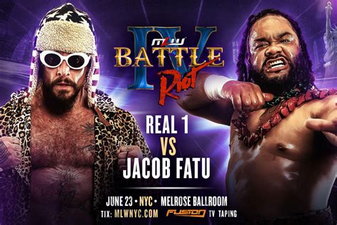 Jacob Fatu vs. Real 1 Set For MLW Battle Riot IV | Fightful News