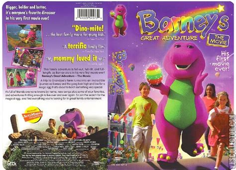 Image - Barney's Great Adventure VHS Front Spine And Back Covers.jpg ...