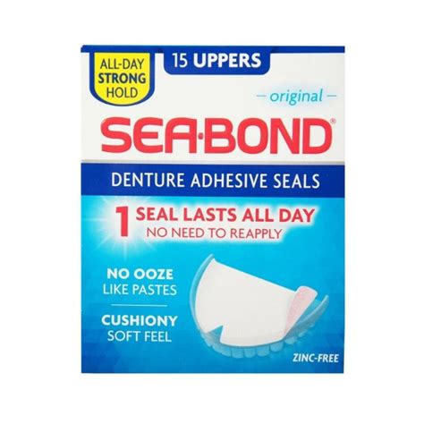 Sea-Bond Denture Adhesive Seals Uppers - Botica Cerrito - Piscadera - Novo