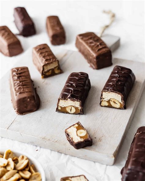 Peanut Butter Nougat Caramel Candy Bars - One Sweet Mama