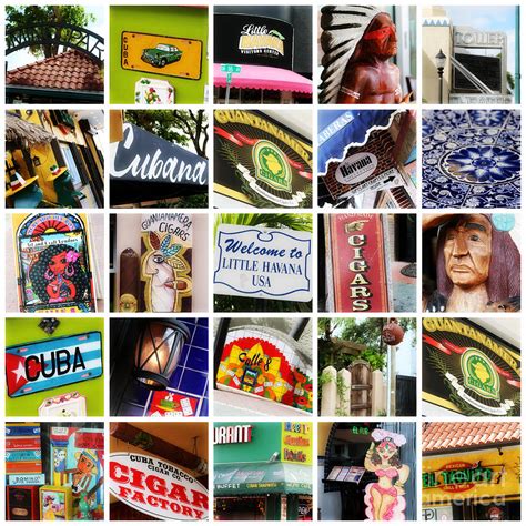 Colorful Little Havana Collage Photograph by Carol Groenen - Fine Art ...