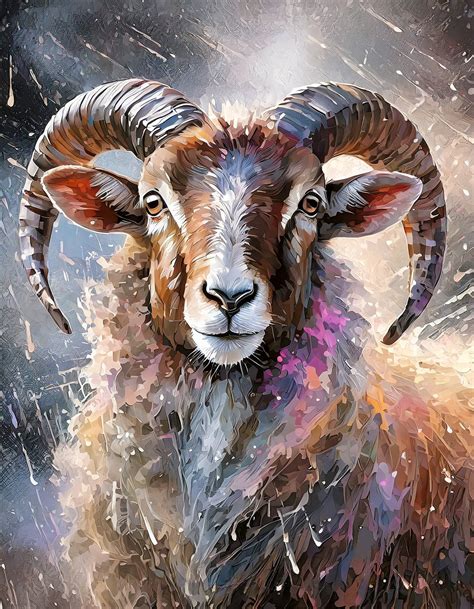 Sheep, Digital Painting, Farm Animal Free Stock Photo - Public Domain ...