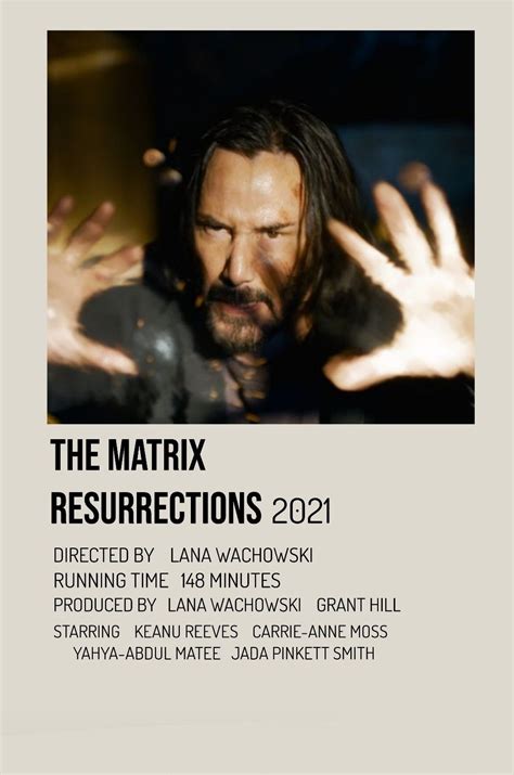 The Matrix Resurrections aesthetic poster | Keanu reeves, Aesthetic ...