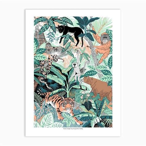 Seoni Jungle Art Print | Jungle art, Illustration art, Art prints