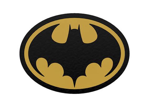 Batman 1989 Chest Emblem replica 3D model 3D printable | CGTrader