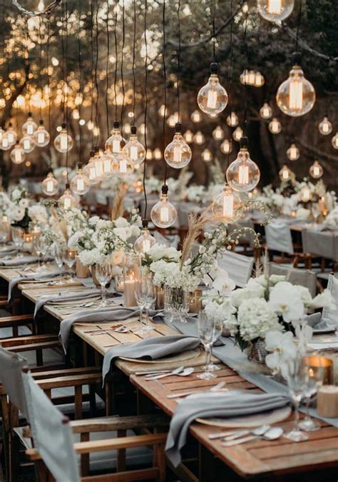 45 Ways To Dress Up Your Wedding Reception Tables 1 - Fab Mood ...