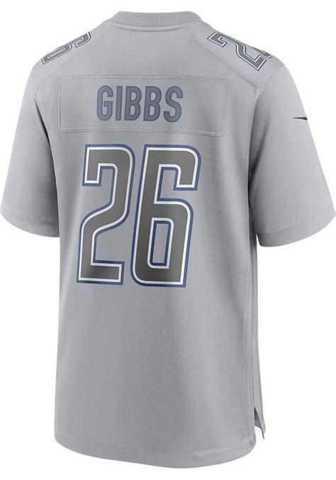 Jahmyr Gibbs Detroit Lions Atmosphere Jersey - GREY