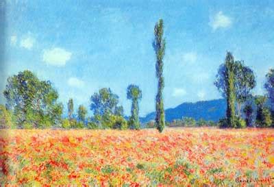 Poppy Field - Claude Monet Art Reproduction | Galerie Dada