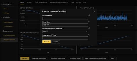 Publish model to HuggingFace | H2O LLM Studio | Docs