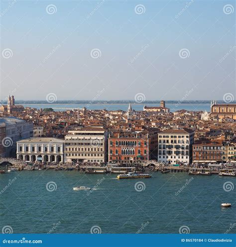 Aerial view of Venice editorial stock image. Image of city - 86570184