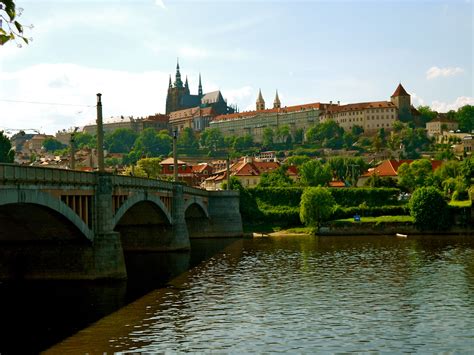 The St. Charles bridge in Prague, Czech. What an unbelievable view and ...